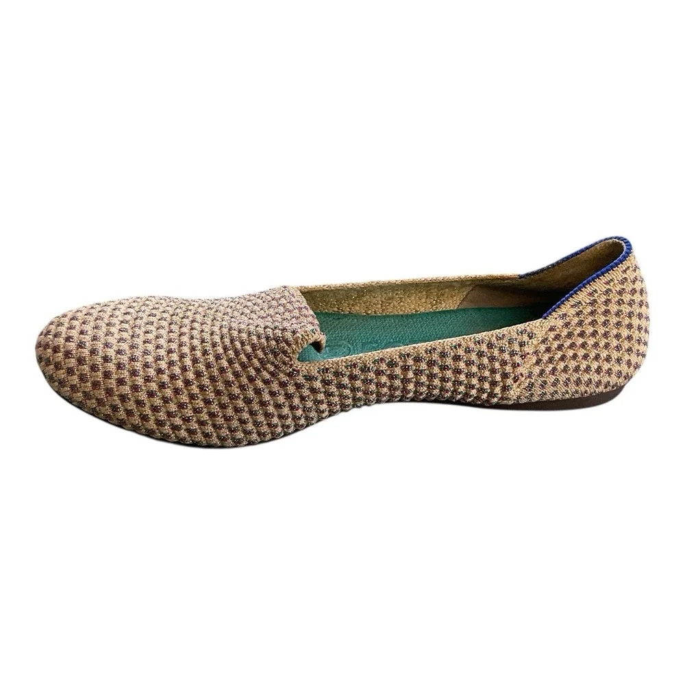 Rothy's Youth The Round Flats Sz 4 Multi Metallic Limited Edition‎ Womens Sz 6